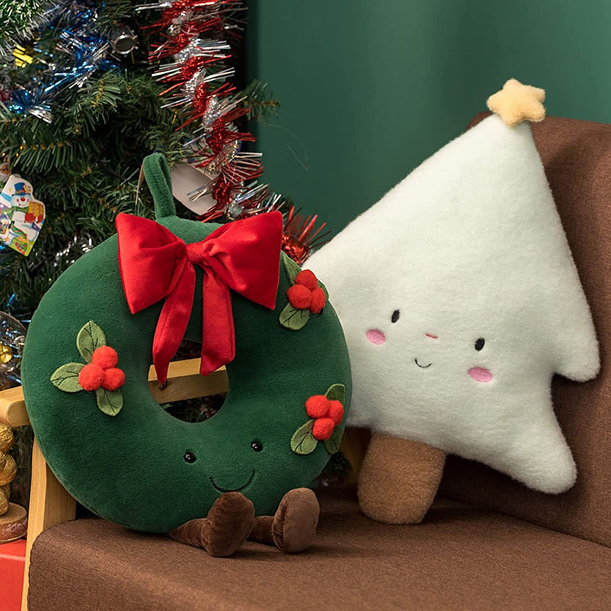 Kawaii Ginger Bread Plush Toy Stuffed Cookie House Shape Cushion Pillow P11761