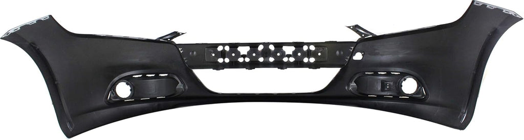 Front Bumper Cover Primed with Tow Hook Holes V4126