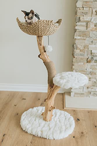 Brown Wooden Cat Tree M3673