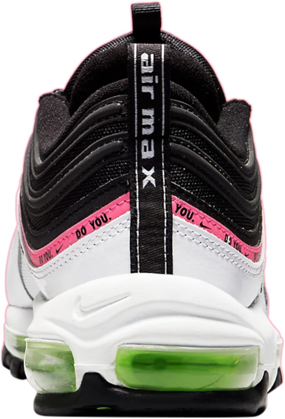 Black/Lime Glow-White Air Max 97 Shoes D6471