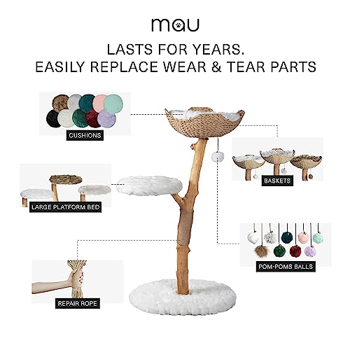 Brown Wooden Cat Tree M3673