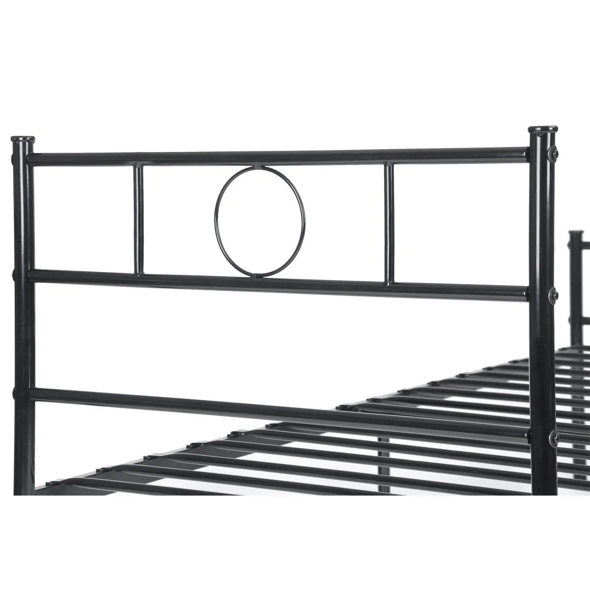 Black Metal Single Bed Frame H622