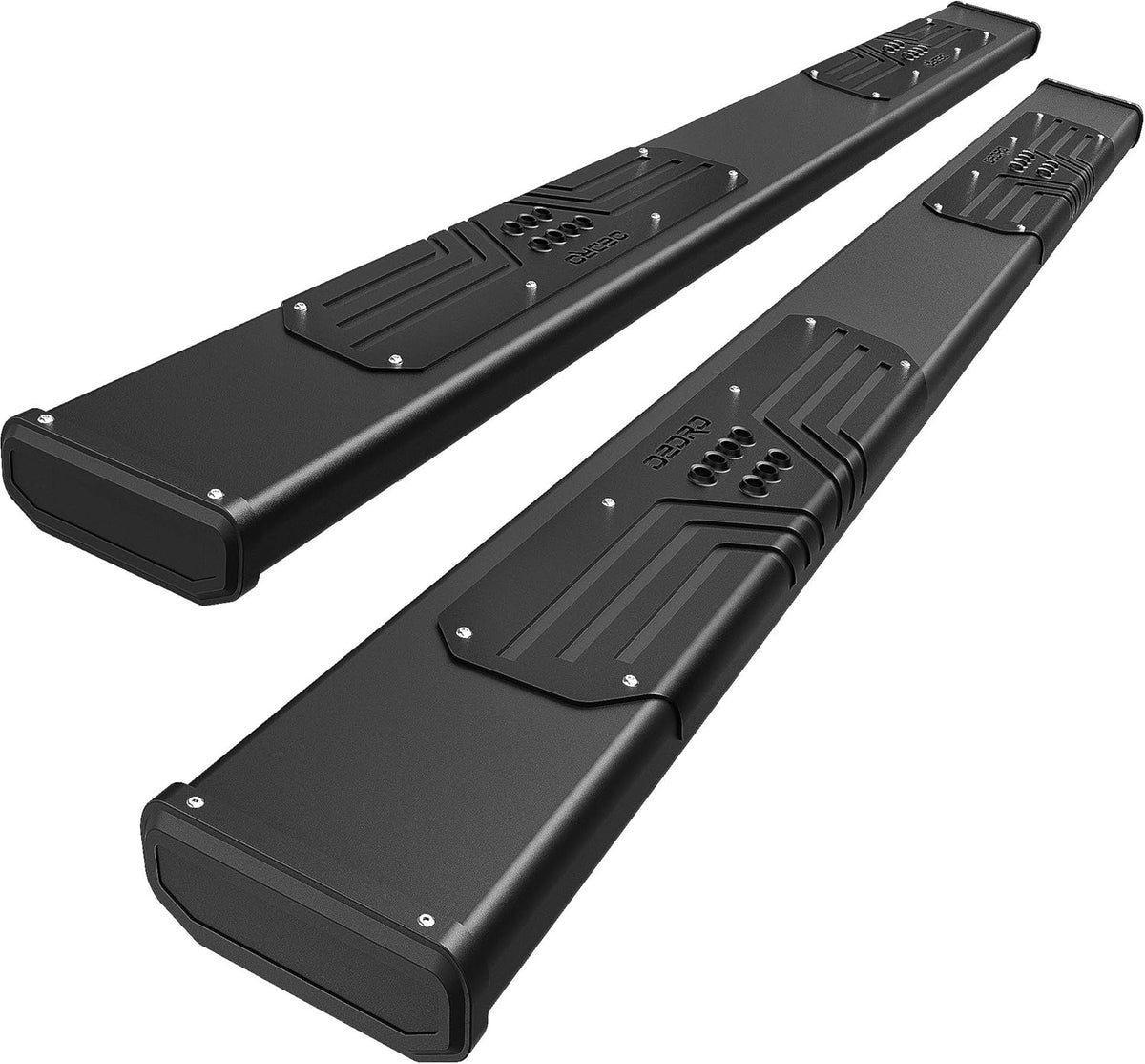 Black Aluminum Side Step Running Boards Nerf Bars H318