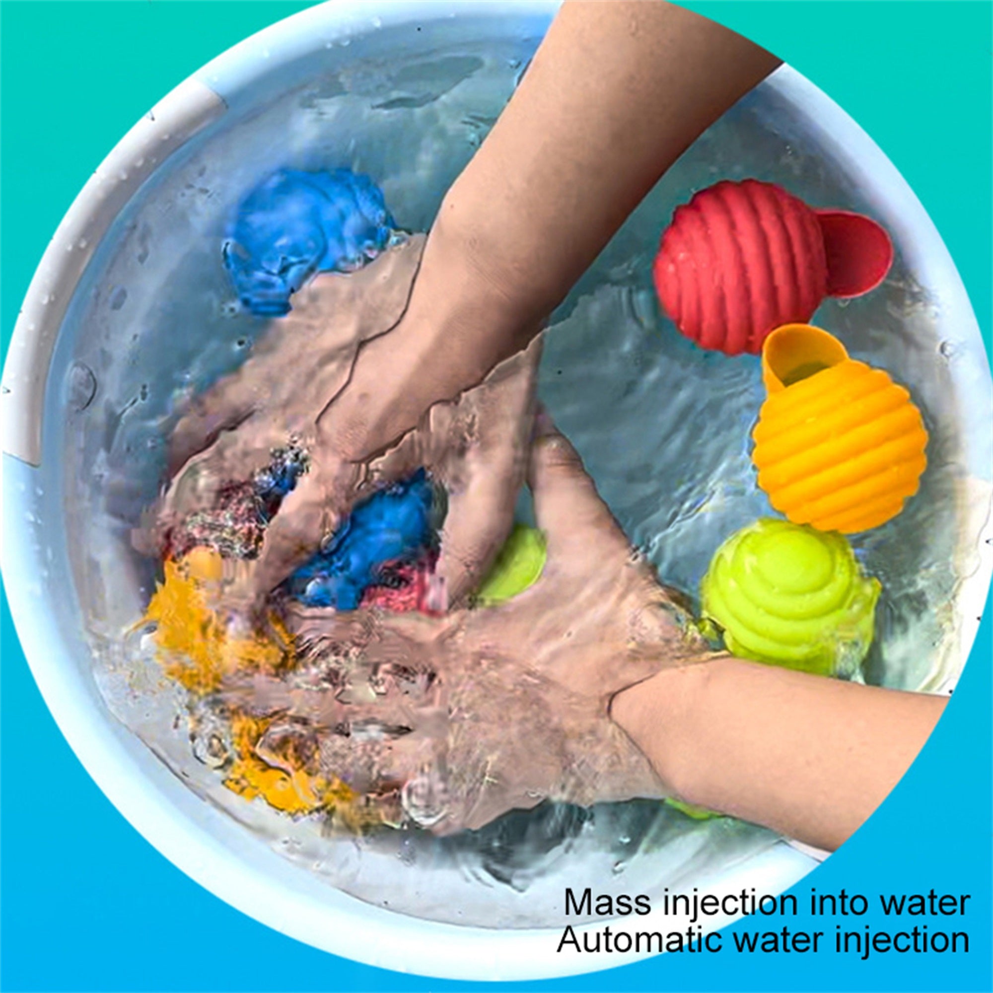 Refillable Magnetic Silicone Water Balloons F783831
