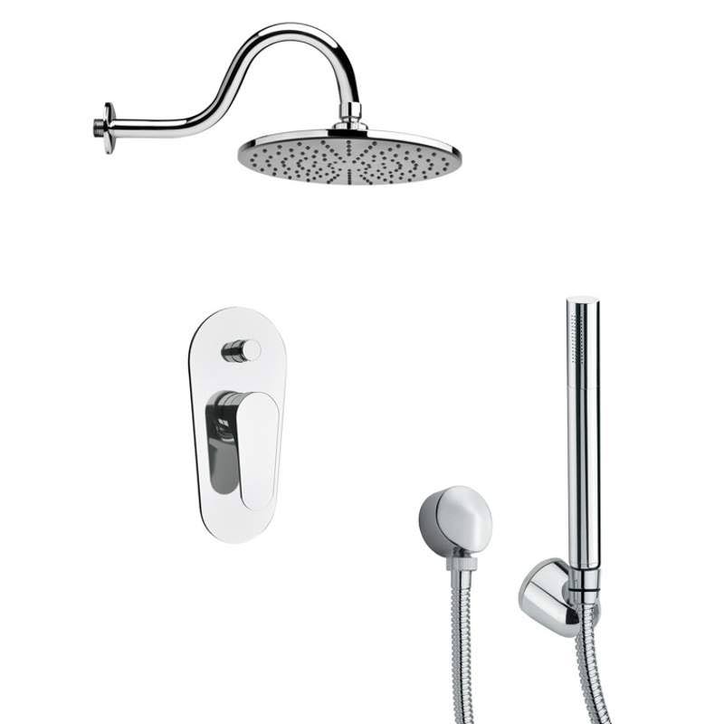 Chrome Round Shower System X87499