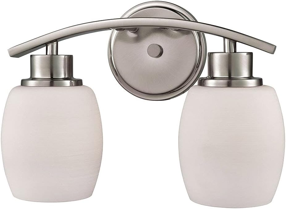 3-Light Bath Light in Oil Rubbed Bronze with White Lined Glass C622