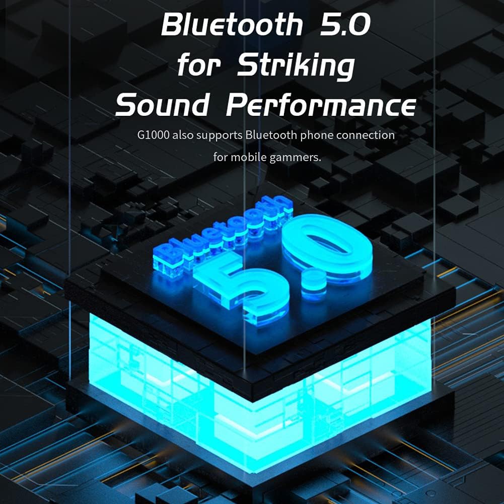 USB Bluetooth Computer Speakers, RGB Lights, Black, Pack of 2 Y891787