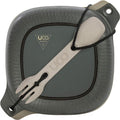 4-Piece Camping Mess Kit with Bowl, Plate and 3-in-1 Spork Utensil Set N9084