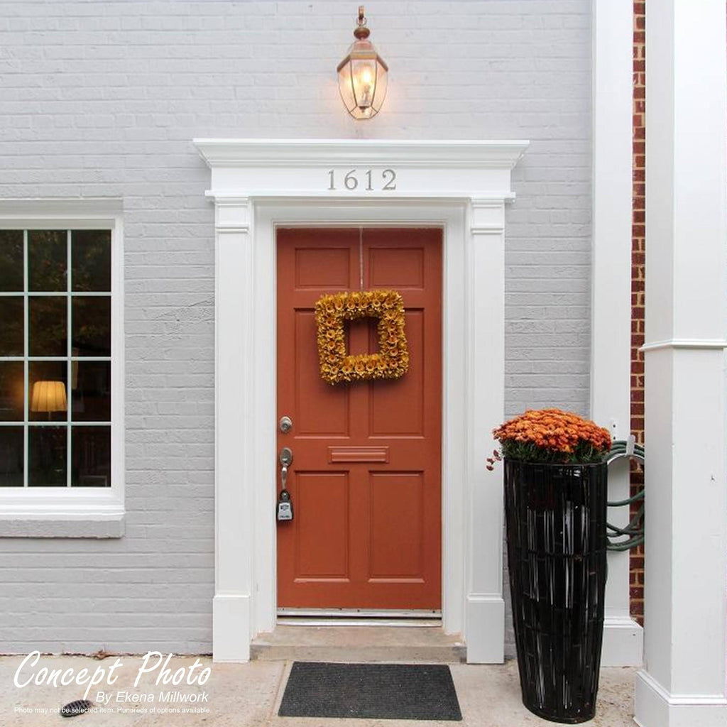 Flat Panel PVC Pilaster with Capital and Base (Pair) G1793