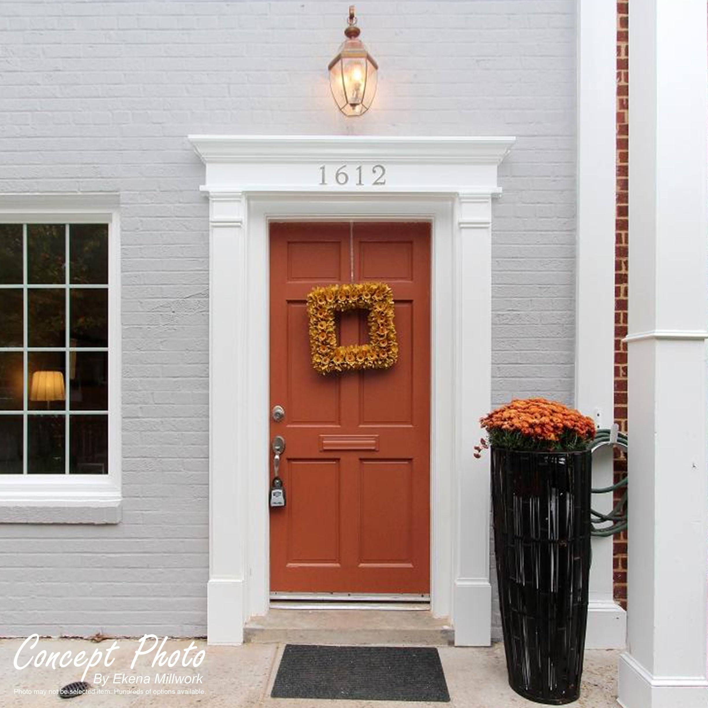 Flat Panel PVC Pilaster with Capital and Base (Pair) G1793