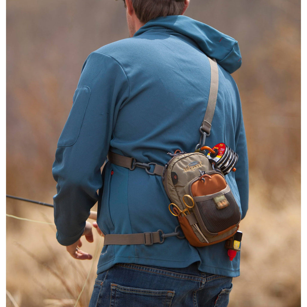 Sand Saddle Brown Vertical Chest Pack N8027