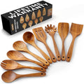 30-Piece Natural Teak Wooden Utensil Set G38905