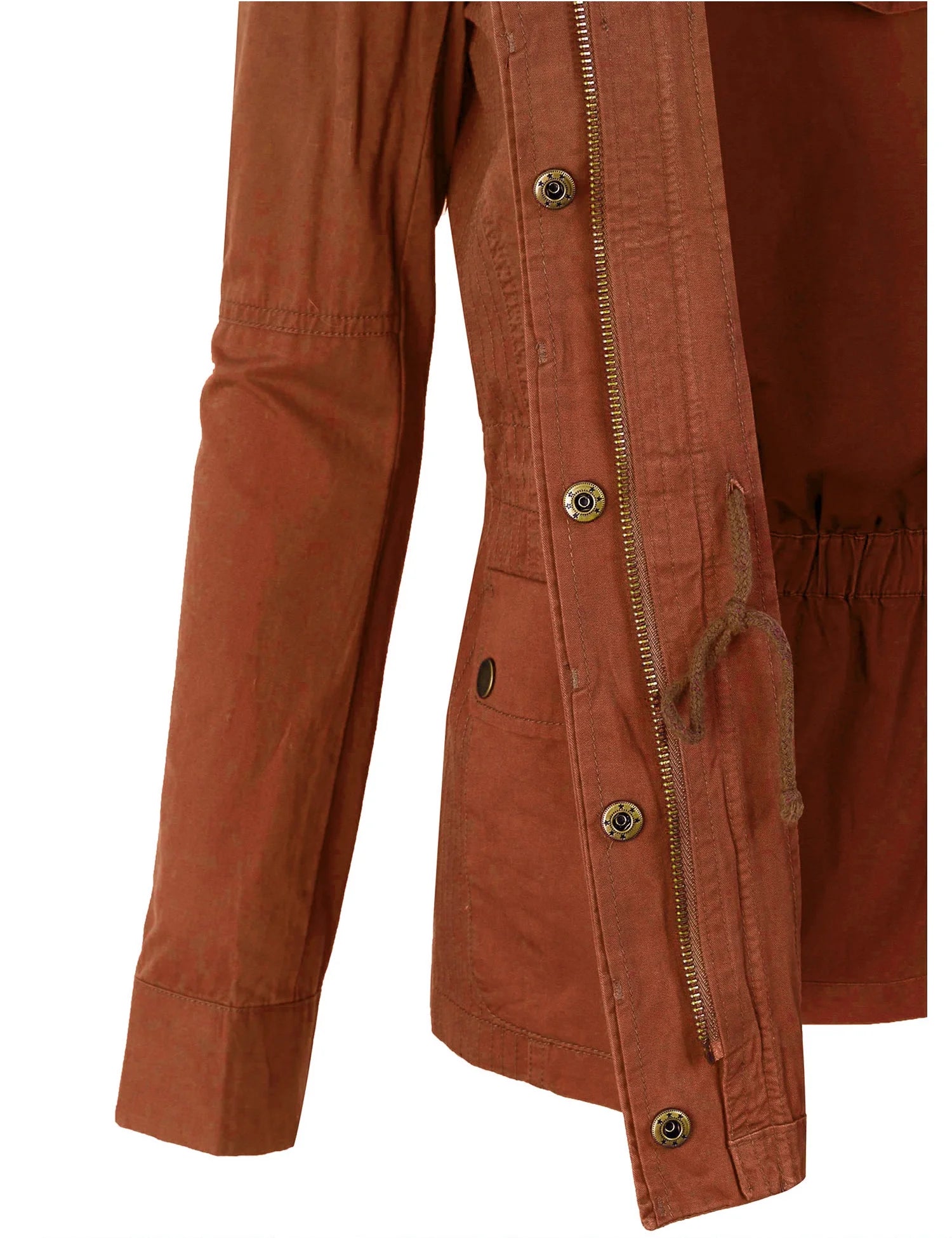 Long Sleeve Single-Breasted Mid-Length Coat R375000