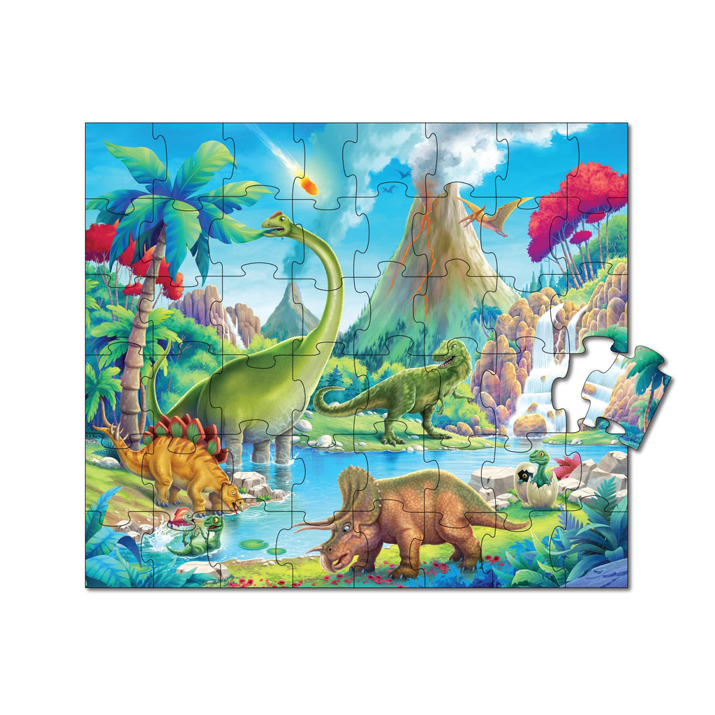 48 Piece Dinosaur Glow in The Dark Jigsaw Puzzle O7248