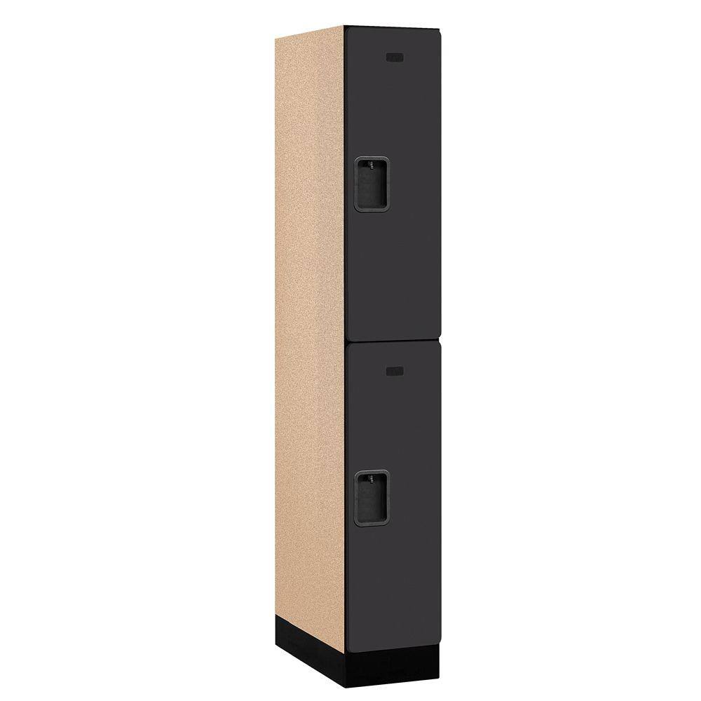 Black Wood Locker H405420