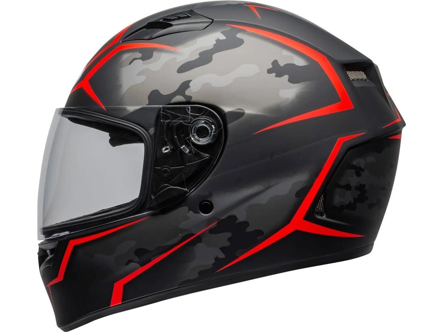 Camo Matte Black/Red XL Motorcycle Helmet C6646