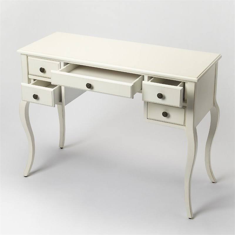 Cottage White Writing Desk P4754
