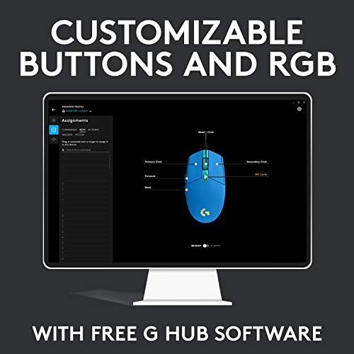 Wired Gaming Mouse with 8,000 DPI and 6 Programmable Buttons O212