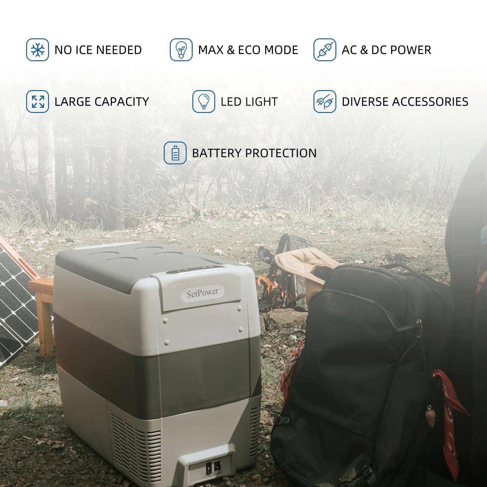 42 Quarts Portable Freezer Fridge 12V Cooler W885