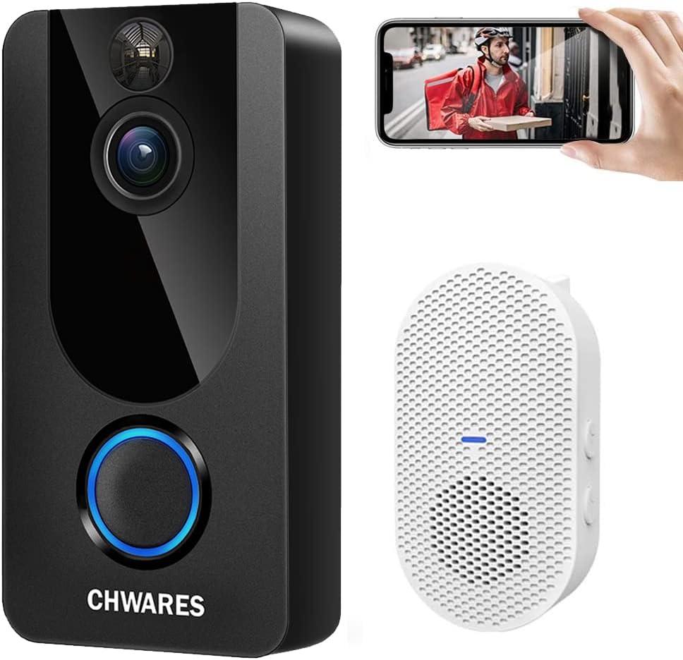 1080p HD Wireless WiFi Video Doorbell Camera Pack of 2 M811