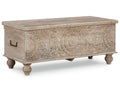 Beige Storage Bench C270530