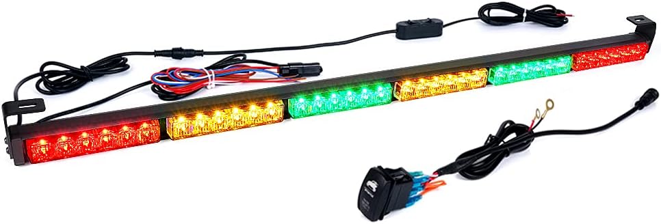 36" Offroad Rear Chase LED Strobe Light Bar with Turn Signal Brake Reverse Light S99016