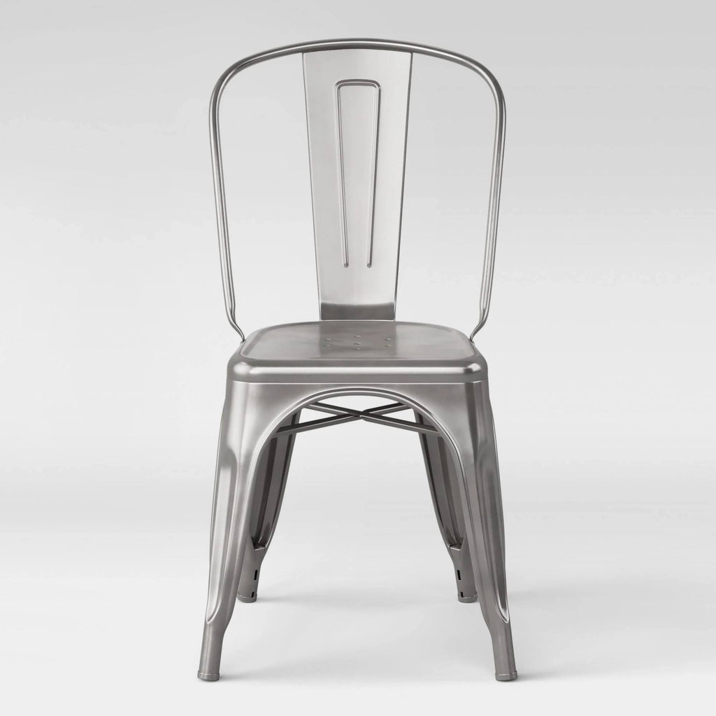 Silver Metal Dining Chair P46752