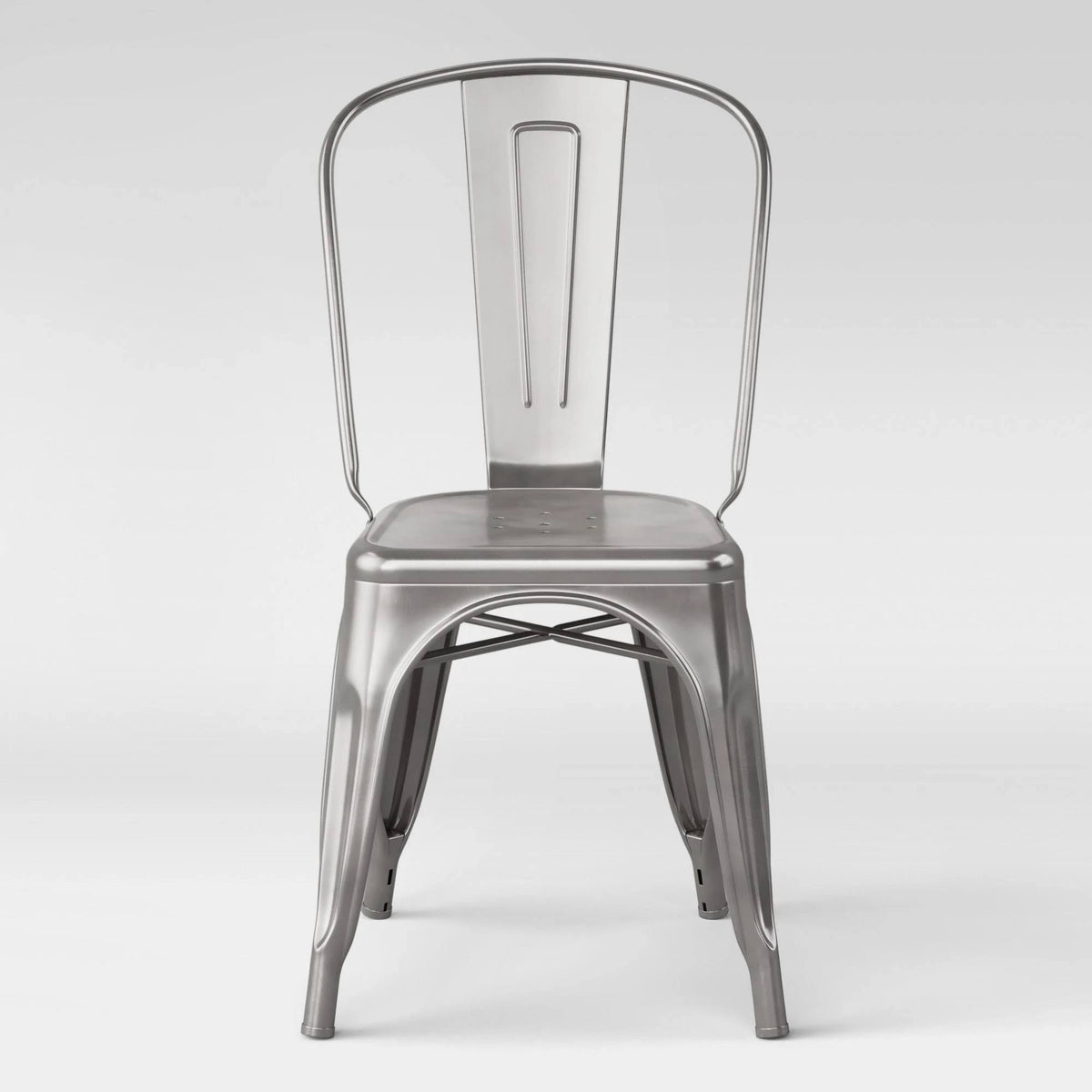 Silver Metal Dining Chair P46752