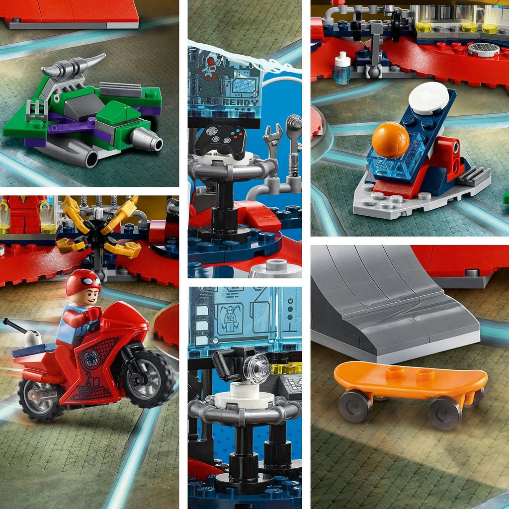 LEGO Marvel Spider-Man Attack on the Spider Lair 76175 Building Toy (466 Pieces) Y291