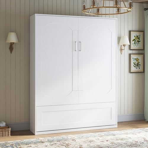 Dark Grey Murphy Bed with Wardrobe S113