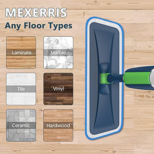 Microfiber Spray Mops for Hardwood Floor Cleaning with 3X Washable Pads Q875