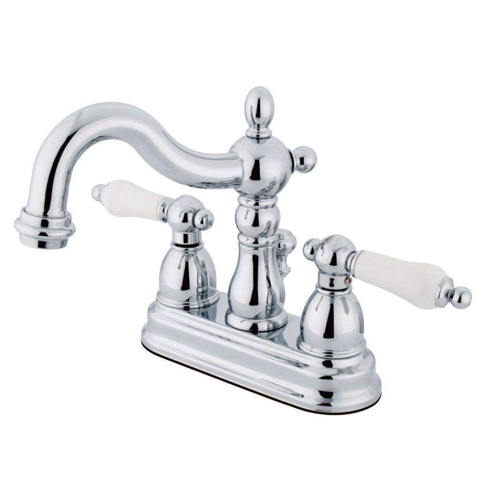 Polished Brass Centerset Lavatory Faucet with Retail Pop-Up T710889