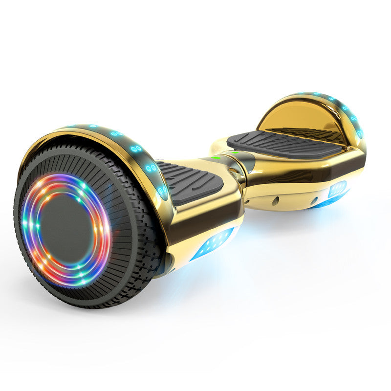 Golden Electric Hoverboard with LED Light L302