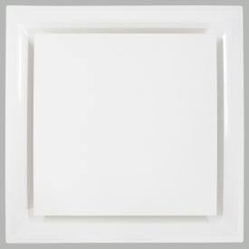 White Plastic Plaque Diffuser for T-Grid Ceiling, R6 Insulated X7627