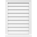 PVC Gable Vent with Brickmould V876