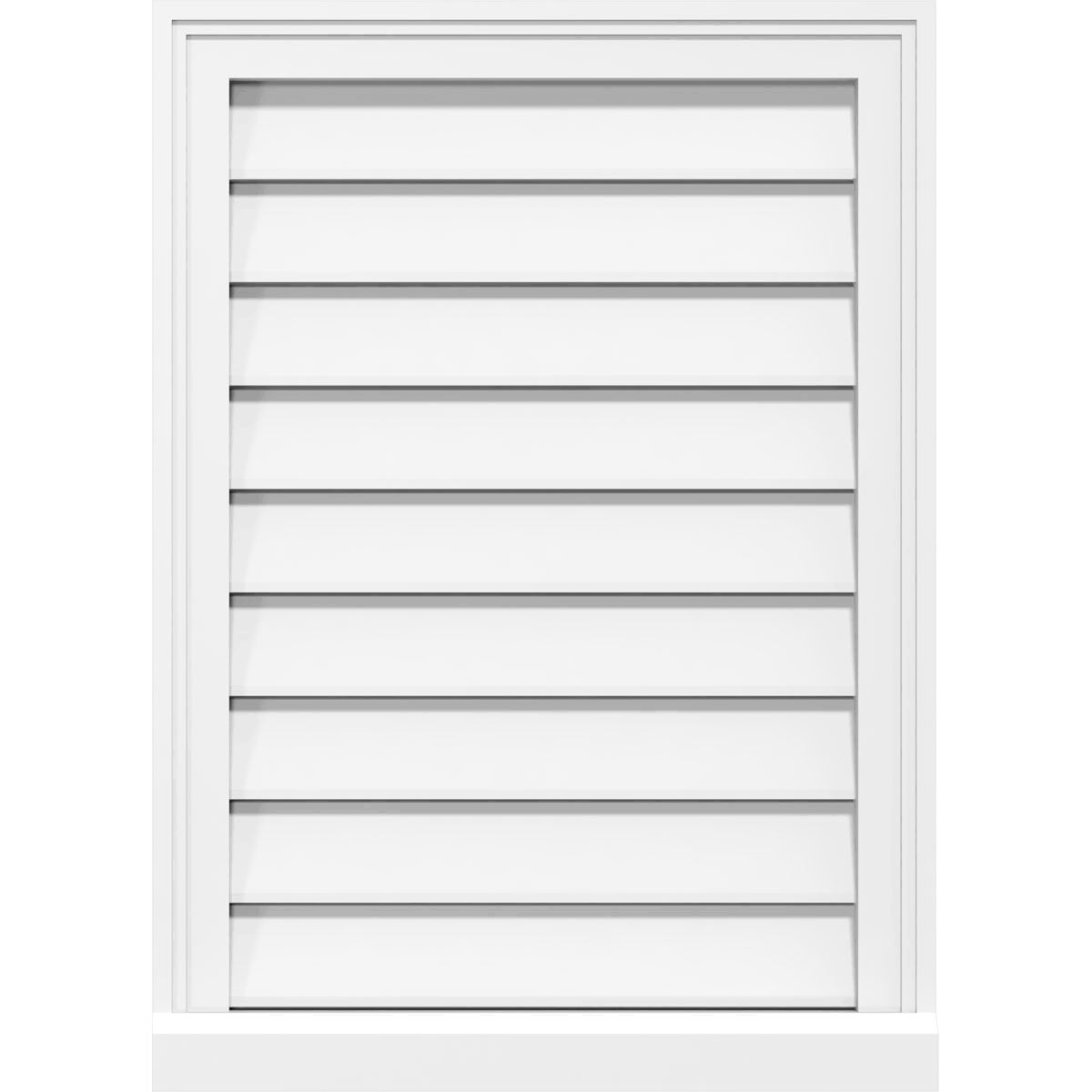 PVC Gable Vent with Brickmould V876