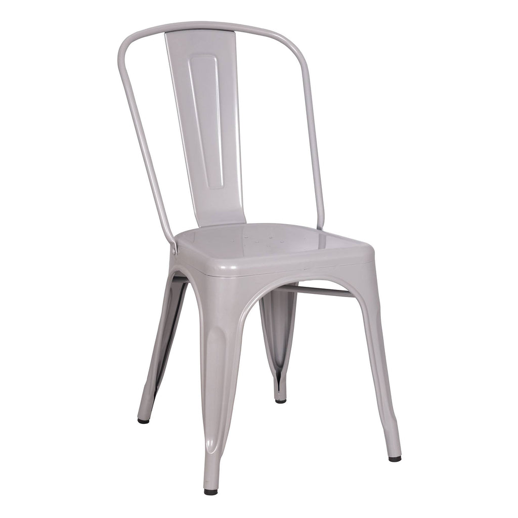 Silver Side Chair Set of 2 V695