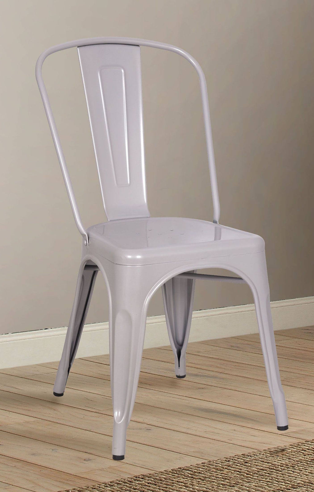 Silver Side Chair Set of 2 V695