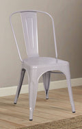 Silver Side Chair Set of 2 V695