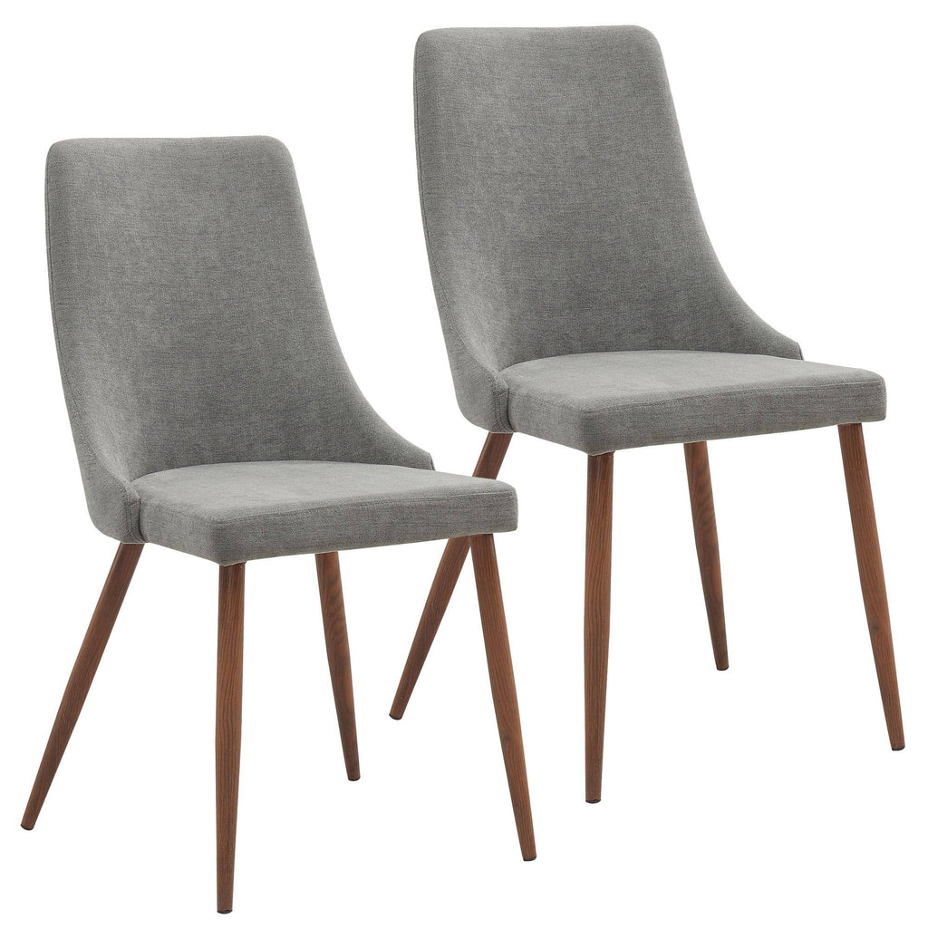 Grey Side Chair, Set of 2 Y73713