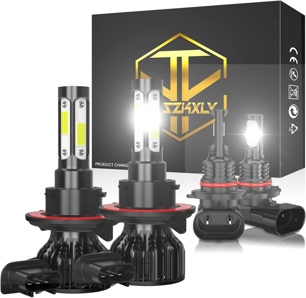 LED Headlight Bulbs Pack of 6 6500K T632405