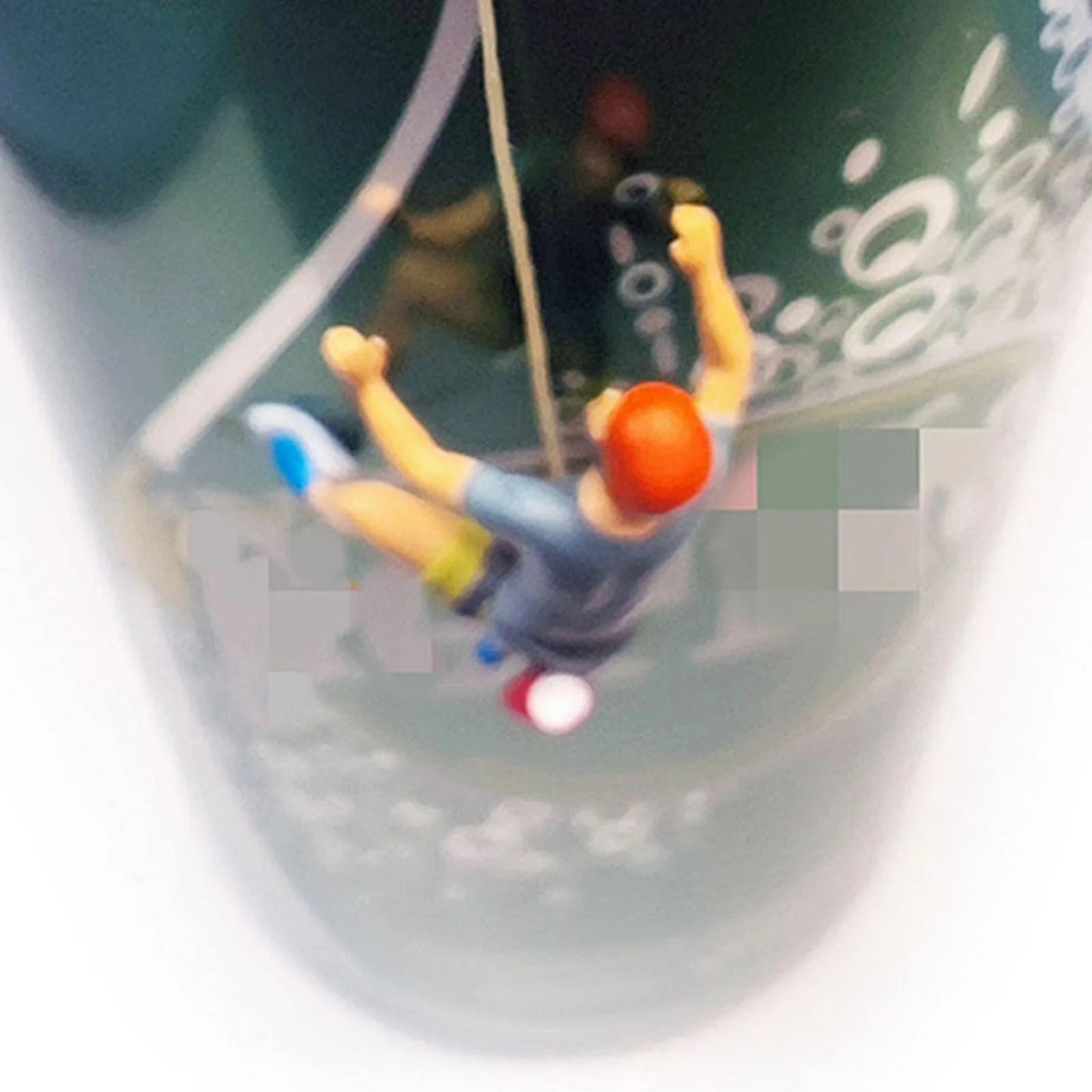 1/64 Scale Climbing People Figurines Mini People Model for Diorama Dollhouse O276379