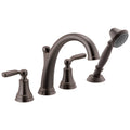 Roman Tub with Handshower Trim Venetian Bronze C7151