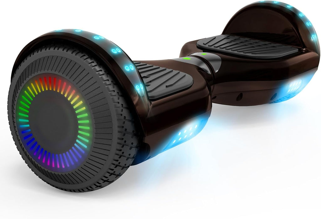6.5" Two-Wheel Self-Balancing Hoverboard with Bluetooth Speakers and LED Lights D912087