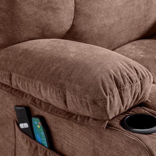 Grey Power Lift Recliner Chair with Massage T418