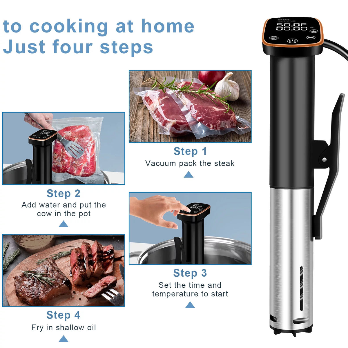 1100 Watts Immersion Circulator Precision Cooker Q208854