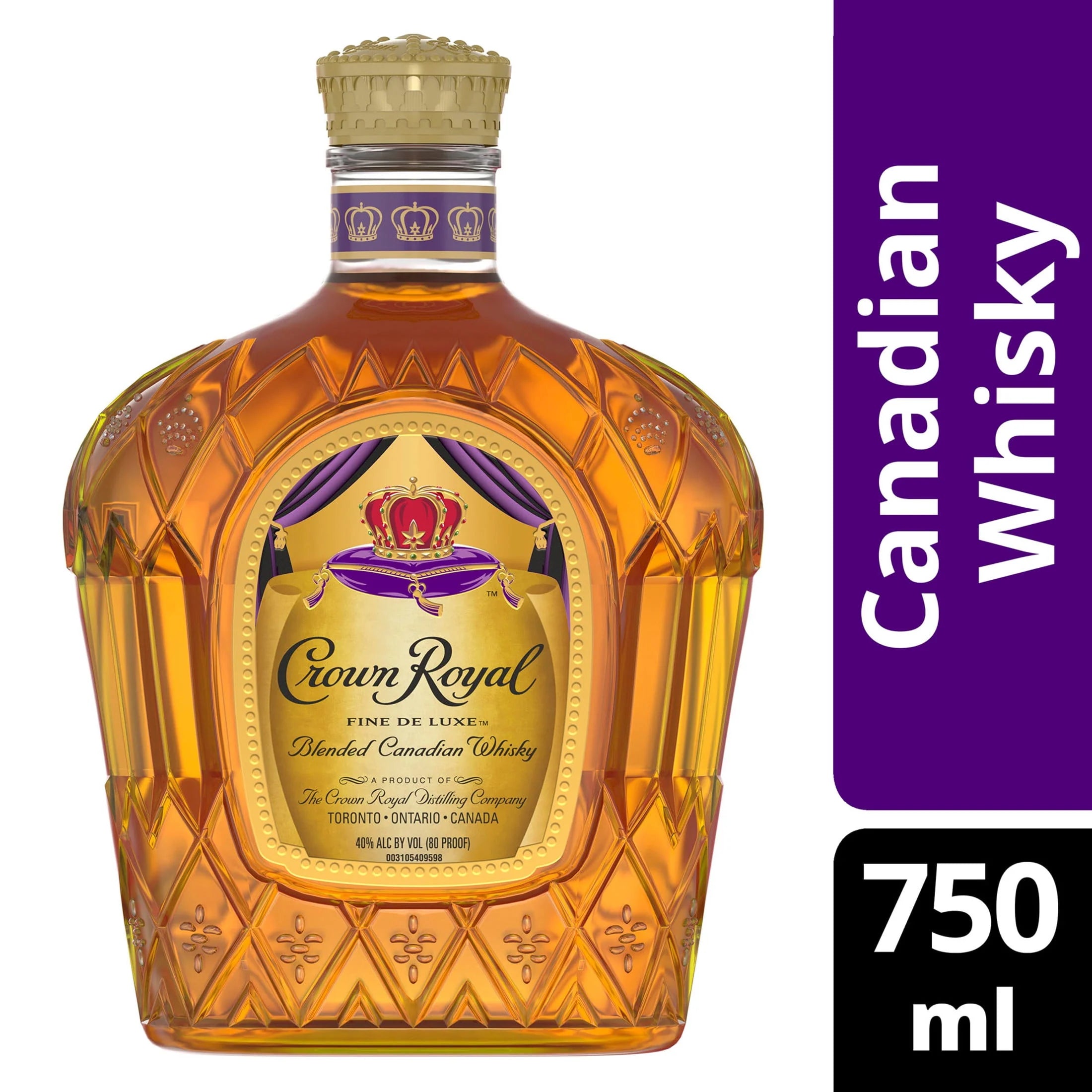 Blended Canadian Whisky, 750 mL, 40% ABV W972