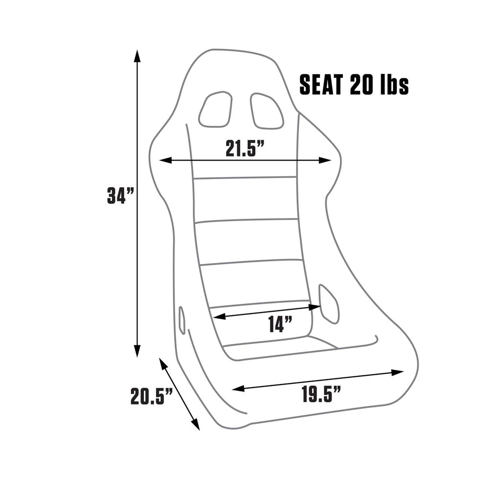 Grey Vinyl Fixed Back Seat I1860