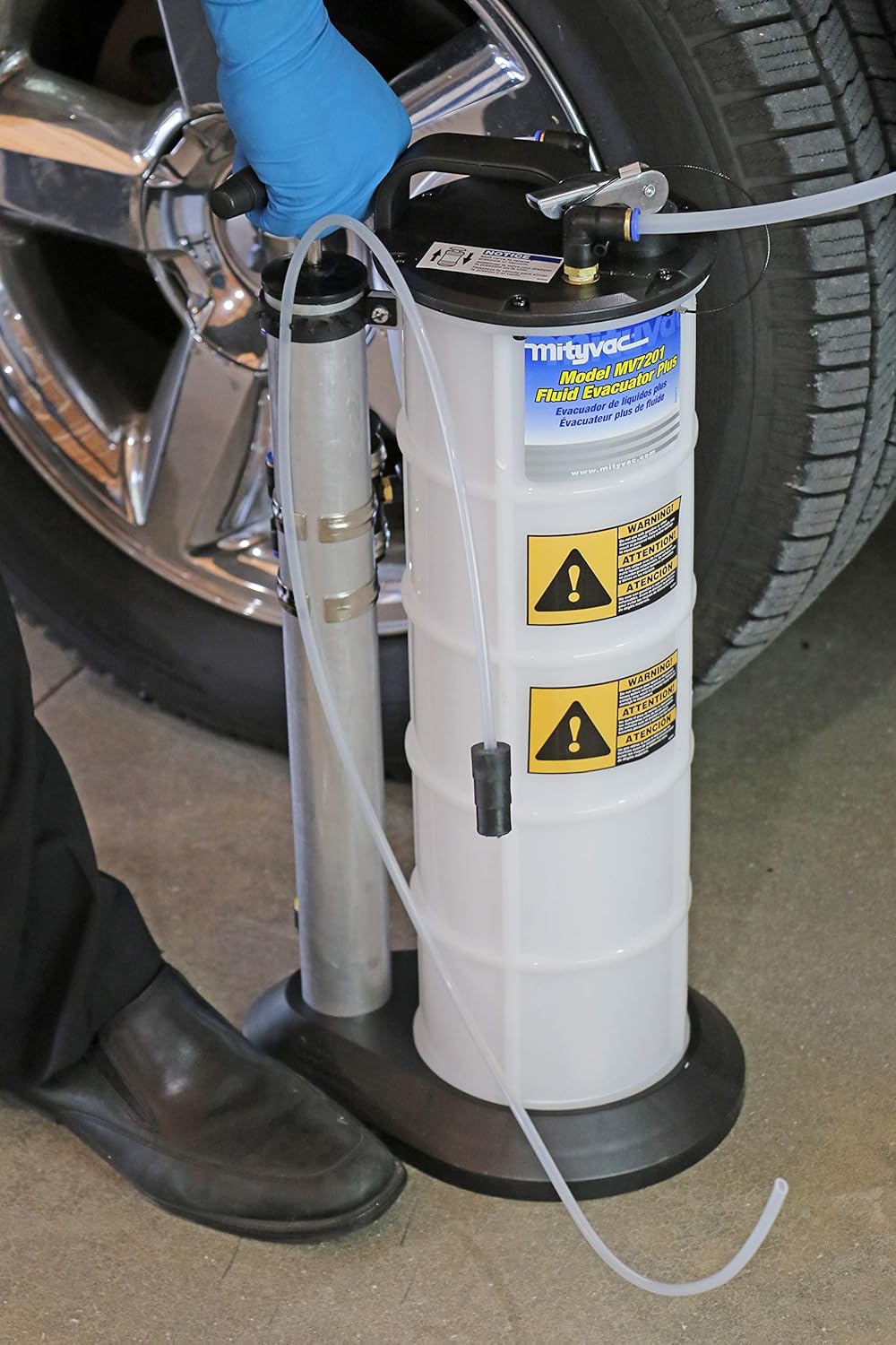 Manual Fluid Evacuator with 2.3 Gallon Reservoir W72535