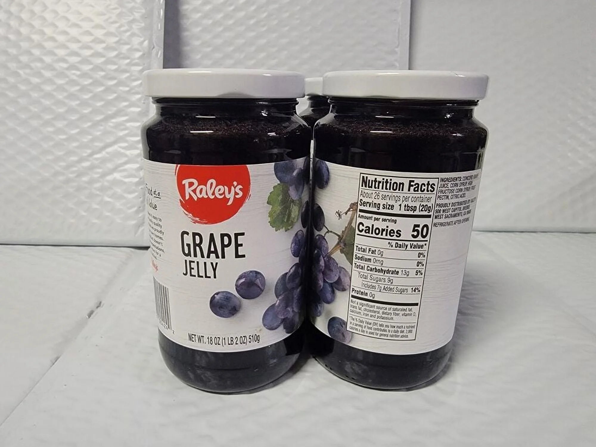 Concord Grape Jelly 18 Oz (Pack of 4) in Glass Jars O764